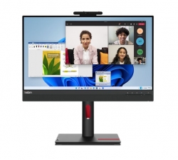 LENOVO ThinkCentre Tiny-in-One G5 24" 60Hz FHD Monitor 1920x1080 16:9 4ms Height Adjust Tilt Swivel Pivot HDMI DP IPS USB3.2 Anti-glare Webcam Mic 12NBGAR1AU