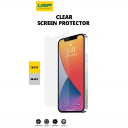 USP Tempered Glass Screen Protector for Apple iPhone 15 Pro / iPhone 15 Clear - 9H Surface Hardness, Perfectly Fit Curves, Anti-Scratch 6.97655E+12