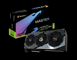 Gigabyte nVidia GeForce RTX 4070 Super Aorus Master 12GD GDDR6X Video Card, PCI-E 4.0,7168 Core Clock, 3x DP 1.4a, 1x HDMI 2.1a GV-N407SAORUS M-12GD 1.0