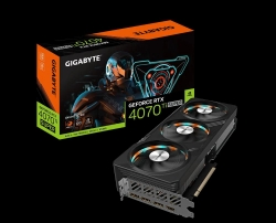 Gigabyte nVidia GeForce RTX 4070 Ti Super GAMING OC 16GD GDDR6X Video Card, PCI-E 4.0, 2655 Core Clock, RGB Fusion 3x DP 1.4a, 1x HDMI 2.1a GV-N407TSGAMING OC-16GD