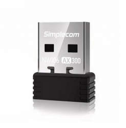 Simplecom NW106 AX300 2.4GHz Wi-Fi 6 USB Wireless Nano Adapter NW106