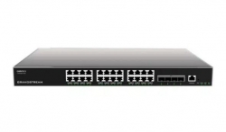 Grandstream IPG-GWN7813 Layer 3 network switch with 24 RJ45 Gigabit Ethernet ports for copper plus four 10 Gigabit SFP+ ports for fiber GWN7813