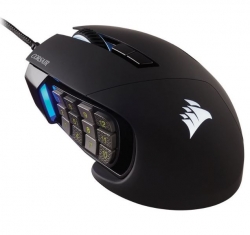 Corsair SCIMITAR RGB ELITE Black Gaming Mice, 17 programmable buttons, 18,000 DPI (LS) CH-9304211-AP-US