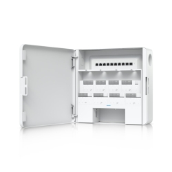 Ubiquiti Enterprise Access Hub, With Entry And Exit Control to Eight Doors, Battery Backup Support,(8) Lock terminals (12V or Dry), Incl 2Yr Warr EAH-8