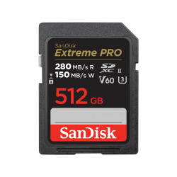 SanDisk 512GB Extreme PRO SDXC UHS-II Card (SDSDXEP-512G-GN4IN)