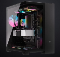 CORSAIR 6500X Tempered Glass ATX Mid-Tower, Dual Chamber, Cable Management, Black Case CC-9011257-WW
