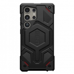 UAG Monarch Kevlar Samsung Galaxy S24 Ultra 5G (6.8") Case - Black (214415113940), 20 ft. Drop Protection (6M), Multiple Layers,Tactical Grip,Rugged 2.14415E+11