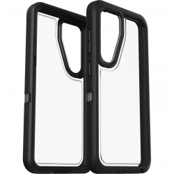 OtterBox Defender XT Clear Samsung Galaxy S24 5G (6.2") Case Clear/Black - (77-94715),DROP+ 5X Military Standard, Port cover block dust and dirt 77-94715