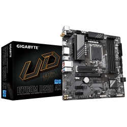 Gigabyte B760M DS3H AX Intel LGA 1700 mATX Motherboard, 4x DDR5 ~192GB, 1x PCI-E x16, 2x M.2, 4x SATA, 3x USB 3.2, 1x USB-C, 2x USB 2.0 B760M DS3H AX