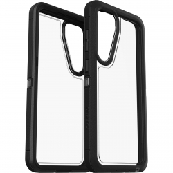 OtterBox Defender XT Clear Samsung Galaxy S24+ 5G (6.7") Case Clear/Black - (77-94721),DROP+ 5X Military Standard, Port cover block dust and dirt 77-94721