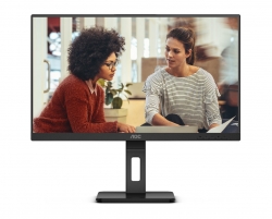 AOC 23.8' IPS 4ms, Full HD, - DP, HDMI, VGA. Tilt, Low Blue Mode, Flicker Free, 2x Speakers. Vesa 100, 3 side Frameless, Height Adjust Monitor