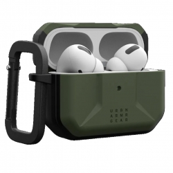 UAG Civilian Apple Airpods Pro (2nd Gen) Case - Olive Drab (104124117272), DROP+ Military Standard, Co-Mold Design, Weather-Resistant,Precise Fit 1.04E+11