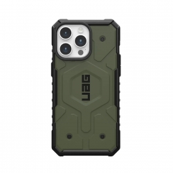 UAG Pathfinder MagSafe Apple iPhone 15 Pro Max (6.7') Case - Olive Drab(114301117272),18ft. Drop Protection(5.4M),Raised Screen Surround,Armored Shell