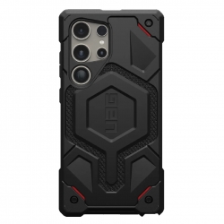 UAG Monarch Pro Magnetic Kevlar Samsung Galaxy S24 Ultra 5G (6.8") Case - Black (214416113940), 25ft. Drop Protection (7.6M), Multiple Layers 2.14E+11