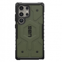 UAG Pathfinder Pro Magnetic Samsung Galaxy S24 Ultra 5G (6.8") Case - Olive Drab (214424117272), 18ft. Drop Protection (5.4M), Raised Screen Surround 2.14E+11