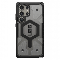 UAG Pathfinder Clear Pro Magnetic Samsung Galaxy S24 Ultra 5G (6.8') Case - Ice (214427114343), 18ft. Drop Protection (5.4M), Raised Screen Surround