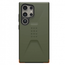 UAG Civilian Samsung Galaxy S24 Ultra 5G (6.8") Case - Olive Drab(214439117272),20ft. Drop Protection(6M),Armored Shell,Raised Screen Surround,Rugged 2.14E+11