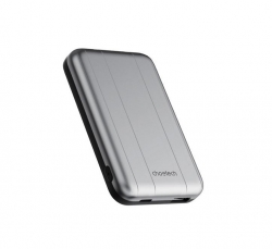 CHOETECH B655-SL 5000mAh Magnetic Wireless Power Bank 10W (Silver)