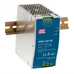 Mean Well | NDR-240-24 | 24v DIN Rail Power Supply 10A 240W - NDR-240-24