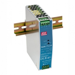 Mean Well | NDR-75-24 | 24V DIN Rail Power Supply 3.2A 75W - NDR-75-24