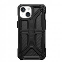 UAG Monarch Apple iPhone 15 (6.1") Case - Carbon Fiber (114289114242), 20ft. Drop Protection(6M), 5 Layers Protection, Tactical Grip 1.14E+11
