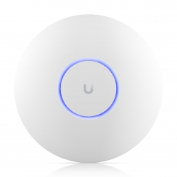 Ubiquiti UniFi WiFi 7 AP, Ceiling-mount, AP 6 GHz Support, 2.5 GbE Uplink, 9.3 Gbps Over-the-air Speed, PoE+ Power, 300+ Connect Device, 2Yr Warr U7-Pro