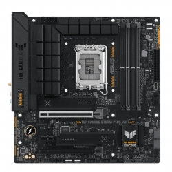 ASUS B760M TUF GAMING B760M-PLUS WIFI II Intel LGA1700 mATX Motherboard 192GB, 4xDDR5, 1 x PCIe 5.0 x16 slot, 3 x M.2 slots,4 x SATA,1xHDMI, 1xDP TUF GAMING B760M-PLUS WIFI II
