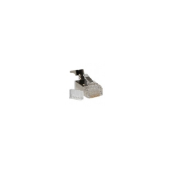 RJ45 CAT6 Solid 8P8C 23AWG Shielded Crimp Plug | 50 Pack - 005.002.0155