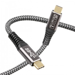 2m USB 3.2 (3.1 GEN 2x2) USB C M/M Certified Premium Cable | 20G & 100W Support - 005.004.0514