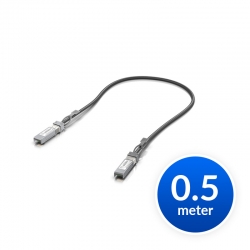 Ubiquiti SFP28 Direct Attach Cable, 25Gbps DAC Cable, 25Gbps Throughput Rate, 0.5m Length, 2Yr Warr UACC-DAC-SFP28-0.5M