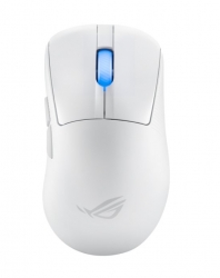 ASUS ROG KERIS II Ace Wireless Ergonomic Lightweight Gaming Mouse, 42,000-dpi ROG AimPoint Pro Optical Sensor (Moonlight White) ROG KERIS II WL ACE/WHT