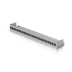 Ubiquiti 24-Port Blank Keystone Patch Panel, Silver, 1U 24-port, Ideal for Keystone Module Installation, 2Yr Warr UACC-Rack-Panel-Patch-Blank-24