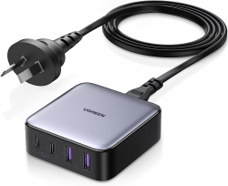 UGREEN 15611A 65W USB-C Charger, Nexode 4-Port GaN II Charging Station