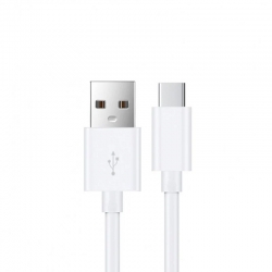 USP USB-C to USB-A Cable (2M) White - Durable, Fast Charge, High Quality, Heavy Duty, Samsung Galaxy, iPad, MacBook, Google, OPPO, Nokia 6.97E+12