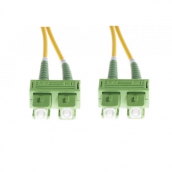 20m SC/APC - SC/APC OS1 / OS2 Singlemode Fibre Optic Duplex Cable FL.OS2SCAPCSCAPC20M