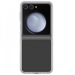 OtterBox Thin Flex Samsung Galaxy Z Flip6 5G (6.7") Case Clear - (77-95817), Antimicrobial, DROP+ Military Standard, Raised Edges,Hard Case,Soft Edges 77-95817