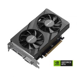 PNY GeForce RTX™ 3050 6GB GDDR6 VERTO™ Dual Fan 2nd Gen Ray Tracing Cores PCI-Express 4.0 x16 (x8 active) VCG30506DFXPB1