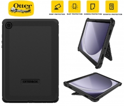 OtterBox Defender Samsung Galaxy Tab A9+ (11") Case Black - ProPack - (77-95007),DROP+ 2X Military Standard,Multi-Layer,Built-in-Screen Protector 77-95007