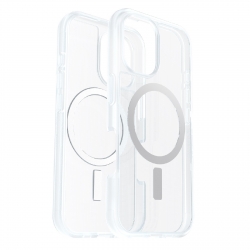 OtterBox React MagSafe Apple iPhone 16 (6.1") Case Clear - (77-96245),DROP+ Military Standard,Ultra-thin,Hard case with Soft Grip Edges 77-96245