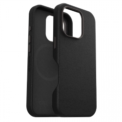 OtterBox Symmetry MagSafe Cactus Leather Apple iPhone 16 Pro (6.3") Case Black - (77-96317), DROP+ 3X Military Standard,Ultra-Sleek,Pocket friendly 77-96317