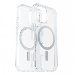 OtterBox Symmetry Clear MagSafe Apple iPhone 16 Plus (6.7") Case Clear - (77-96345), Antimicrobial, DROP+ 3X Military Standard, Raised Edge 77-96345