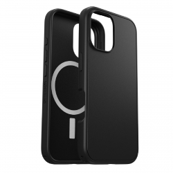 OtterBox Symmetry MagSafe Apple iPhone 16 Plus (6.7") Case Black - (77-96523), Antimicrobial, DROP+ 3X Military Standard, Raised Edge 77-96523