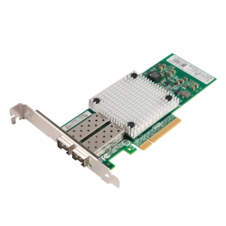 Plusoptic PCIE NIC, Dual Port SFP+ 10Gb with Intel 82599ES Network Controller - NICPCIE-2SFP-10G