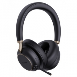 Yealink BH76Plus Bluetooth Stereo Headset, UC, ANC, USB-C, Retractable Microphone, 35 Hours battery life, Over-Ear&On-ear,Microsoft Teams & UC Certifi BH76P-BL-C-UC