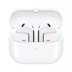 Samsung Galaxy Buds3 - White (SM-R530NZWAASA), Active Noise Cancellation, Ergonomic Design, Immersive Sound, Bluetooth v5.4, 48mAh, IP57, 1YR