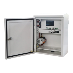 LDR Outdoor Smart Solar Box,IP55,Touch Screen,Waterproof Cabniet,Solar Power Input( <100VD), 2 PoE Port Up to 90W,6 PoE Port Up to 30W, L2 Mange,White RCLDR-DB-QU3082SPG-T