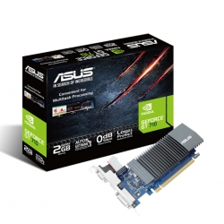 ASUS nVidia GeForce GT710-SL-2GD5-BRK-EVO 2GB GDDR5 EVO low-profile graphics card for silent HTPC Builds GT710-SL-2GD5-BRK-EVO