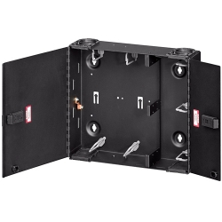 LEVITON | Medium SDX Wall-Mount Fibre Enclosure | Empty with Dual Door, No Lock - LE-5WMED-04C