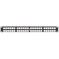 LEVITON | e2XHD 1RU High-Density Universal Flat Panel - LE-E2X1F-E48
