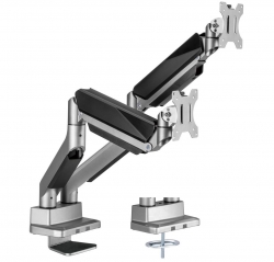 Mbeat mbeat® activiva Heavy Duty Dual Monitor Screen Gas Spring Monitor Arm Support:For monitors 17”-35’’, each up to15kg. Integrated 180° Rotation ACA-HMA-DGS01Y